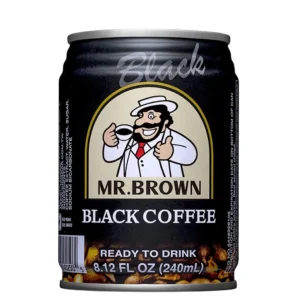 MR. BROWN Black Coffee 24X240ML
